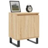 Tables de chevet 2pcs chêne sonoma 40x30x50cm bois d'ingénierie 632703632703