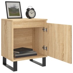 Tables de chevet 2pcs chêne sonoma 40x30x50cm bois d'ingénierie 632703632703