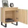 Tables de chevet 2pcs chêne sonoma 40x30x50cm bois d'ingénierie 632703632703