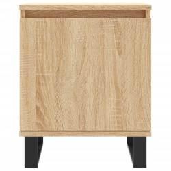 Tables de chevet 2pcs chêne sonoma 40x30x50cm bois d'ingénierie 632703632703