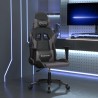 Chaise de jeu de massage Noir et gris Similicuir 632704632704
