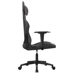 Chaise de jeu de massage Noir et gris Similicuir 632704632704