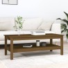 Table basse Marron miel 110x50x40 cm Bois massif de pin 632705632705