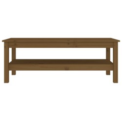 Table basse Marron miel 110x50x40 cm Bois massif de pin 632705632705