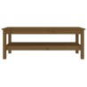 Table basse Marron miel 110x50x40 cm Bois massif de pin 632705632705