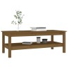 Table basse Marron miel 110x50x40 cm Bois massif de pin 632705632705