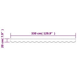 Tissu de remplacement de cantonnière d’auvent rayure jaune gris 632708632708