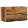 Armoire d'évier vieux bois 90x38,5x45 cm bois d'ingénierie 632710632710