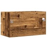 Armoire d'évier vieux bois 90x38,5x45 cm bois d'ingénierie 632710632710