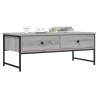 Table basse sonoma gris 101x49x39,5 cm bois d'ingénierie 632712632712