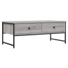 Table basse sonoma gris 101x49x39,5 cm bois d'ingénierie 632712632712