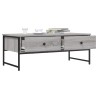 Table basse sonoma gris 101x49x39,5 cm bois d'ingénierie 632712632712