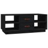 Table basse Noir 100x50x41 cm Bois massif de pin 632715632715