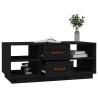 Table basse Noir 100x50x41 cm Bois massif de pin 632715632715