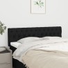 Têtes de lit Noir 160x7x78/88 cm Tissu 632716632716
