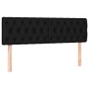 Têtes de lit Noir 160x7x78/88 cm Tissu 632716632716
