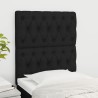 Têtes de lit 2 pcs Noir 80x7x78/88 cm Tissu 632717632717
