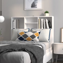Armoire de tête de lit Blanc 100x19x103,5 cm 632718632718