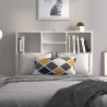 Armoire de tête de lit Blanc 100x19x103,5 cm 632718632718