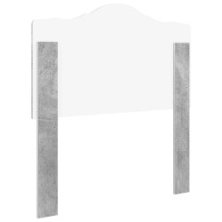 Tête de lit Gris béton Bois d'ingénierie 632720632720