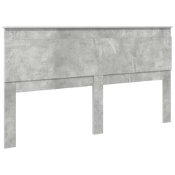 Tête de lit Gris béton 180 cm Bois d'ingénierie 632721632721
