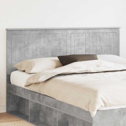 Tête de lit Gris béton 160 cm Bois d'ingénierie 632722632722