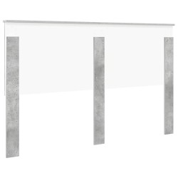Tête de lit Gris béton 160 cm Bois d'ingénierie 632722632722