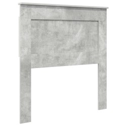 Tête de lit Gris béton 100 cm Bois d'ingénierie 632727632727