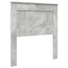 Tête de lit Gris béton 100 cm Bois d'ingénierie 632727632727
