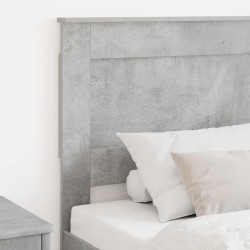 Tête de lit Gris béton 100 cm Bois d'ingénierie 632727632727