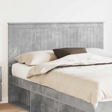 Tête de lit Gris béton 140 cm Bois d'ingénierie 632728632728