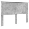 Tête de lit Gris béton 140 cm Bois d'ingénierie 632728632728