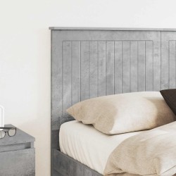 Tête de lit Gris béton 140 cm Bois d'ingénierie 632728632728