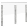 Tête de lit Gris béton 140 cm Bois d'ingénierie 632728632728