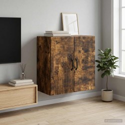 Armoire Murale Chêne fumé 59 x 31 x 60 cm Bois d'ingénierie 632729632729