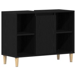 Meuble sous-évier Chêne noir 80x33x60 cm Bois d'ingénierie 632739632739