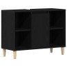 Meuble sous-évier Chêne noir 80x33x60 cm Bois d'ingénierie 632739632739