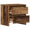 Cabinet de chevet 2 pcs Bois ancien 45 x 34 x 44,5 cm 632742632742