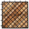 Carreau de terrasse 20 pcs Marron 30 x 30 cm Bois d'acacia 632745632745
