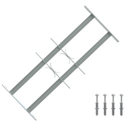 Grille de sécurité pour fenêtres avec 2 barres transversales 632747632747