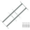 Grille de sécurité pour fenêtres avec 2 barres transversales 632747632747