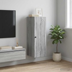 Armoire Murale Sonoma gris 33 x 34,5 x 90 cm Bois d'ingénierie 632755632755