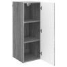 Armoire Murale Sonoma gris 33 x 34,5 x 90 cm Bois d'ingénierie 632755632755