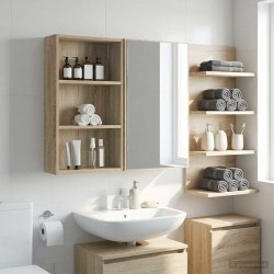 Armoire murale de salle de bain Chêne Sonoma 40 x 14 x 70 cm 632756632756