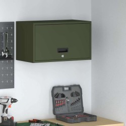 Armoire murale pour garage Vert olive 60 x 33 x 35 cm 632757632757