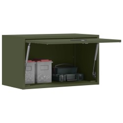 Armoire murale pour garage Vert olive 60 x 33 x 35 cm 632757632757