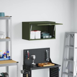 Armoire murale pour garage Vert olive 60 x 33 x 35 cm 632757632757