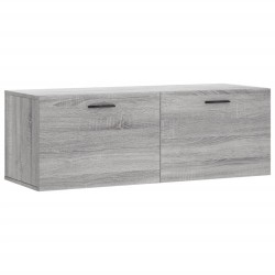 Armoire murale sonoma gris 100x36,5x35 cm bois d'ingénierie 632758632758