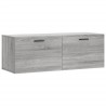 Armoire murale sonoma gris 100x36,5x35 cm bois d'ingénierie 632758632758