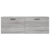 Armoire murale sonoma gris 100x36,5x35 cm bois d'ingénierie 632758632758